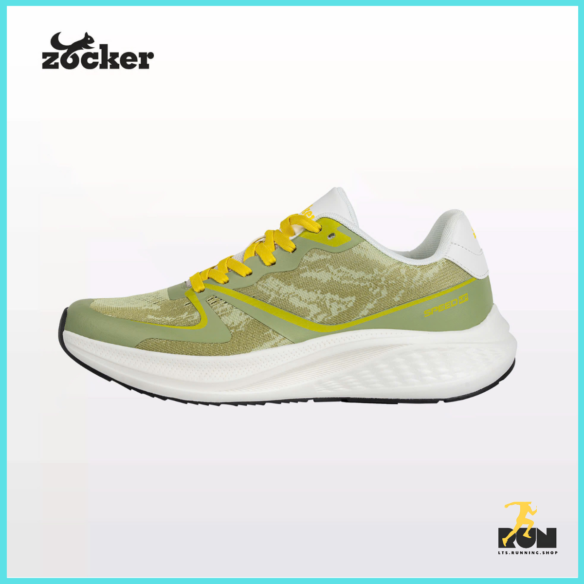  Giày chạy bộ Nam/Nữ Zocker Speed Up Rêu 