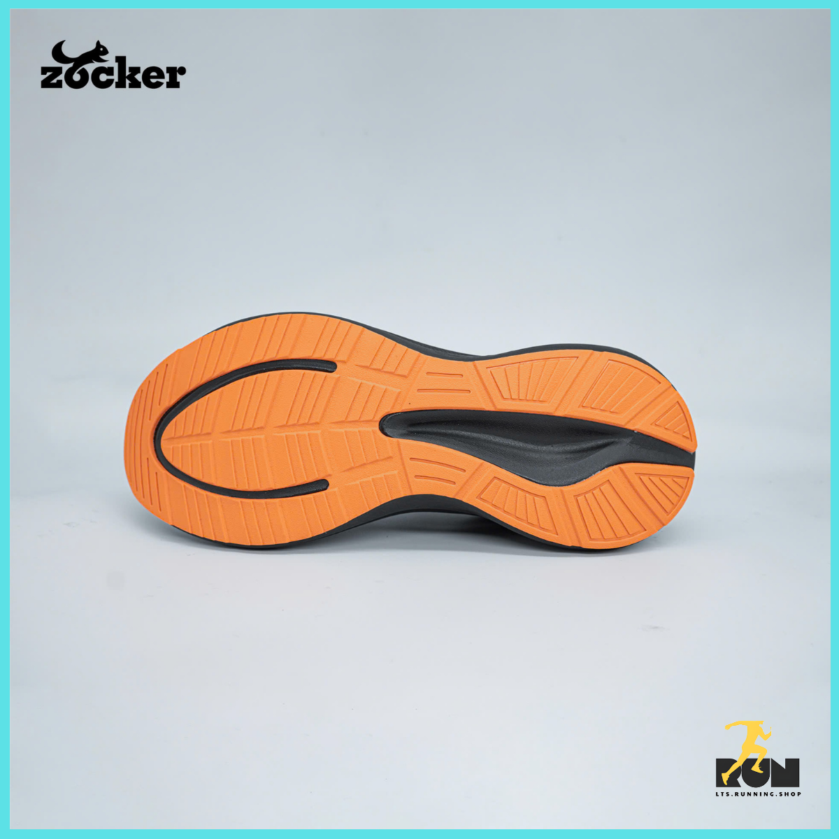  Giày chạy bộ Nam/Nữ Zocker Speed Up Đen/Cam 