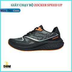 Giày chạy bộ Nam/Nữ Zocker Speed Up Đen/Cam