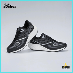 Giày chạy bộ Nam/Nữ Zocker Speed Up Đen
