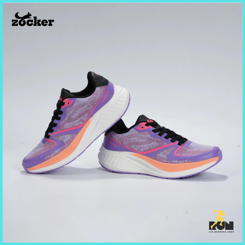 Giày chạy bộ Nữ Zocker Speed Up Tím