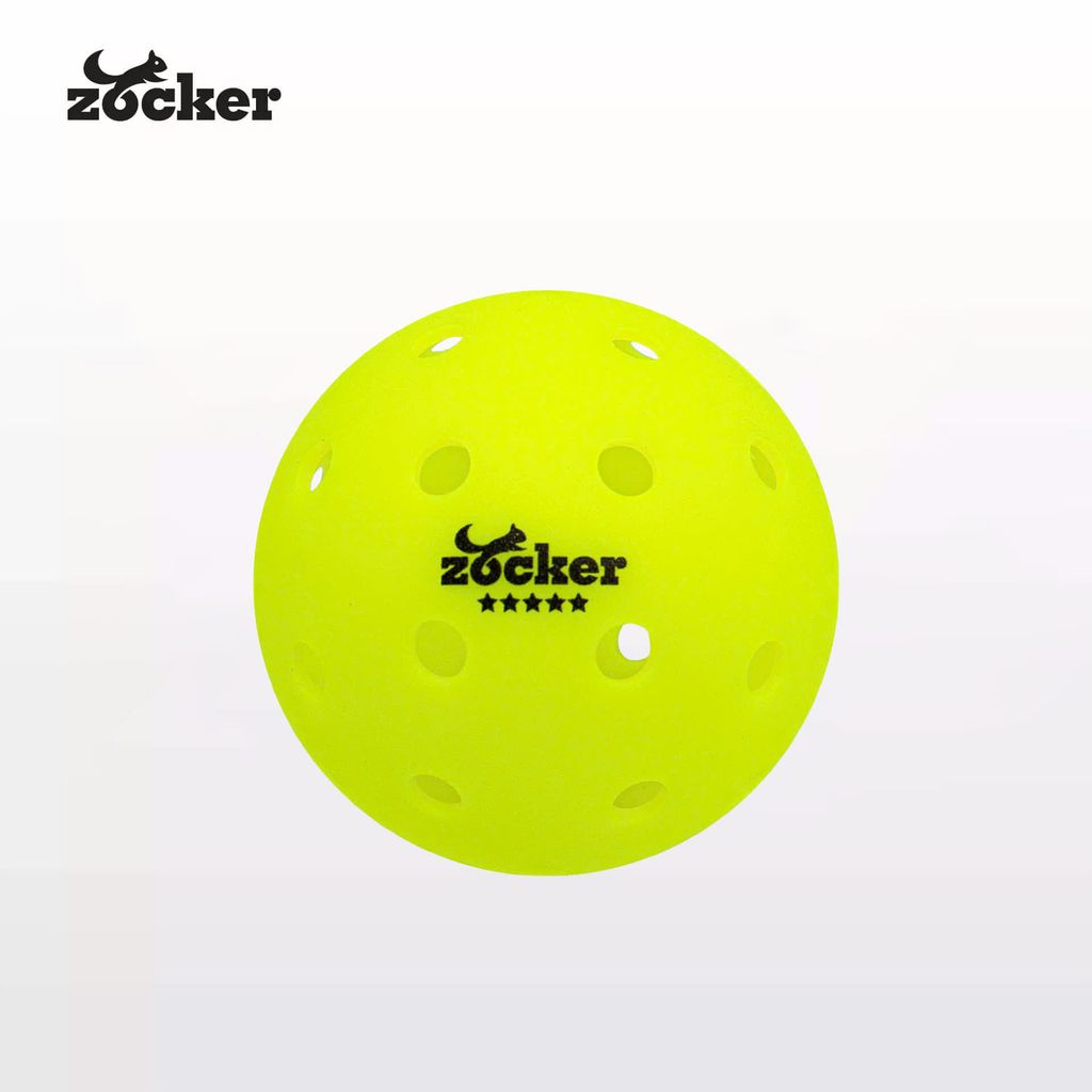 Combo 3 quả bóng thi đấu Pickleball Zocker Five Star