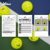  Combo 3 quả bóng thi đấu Pickleball Zocker Five Star 