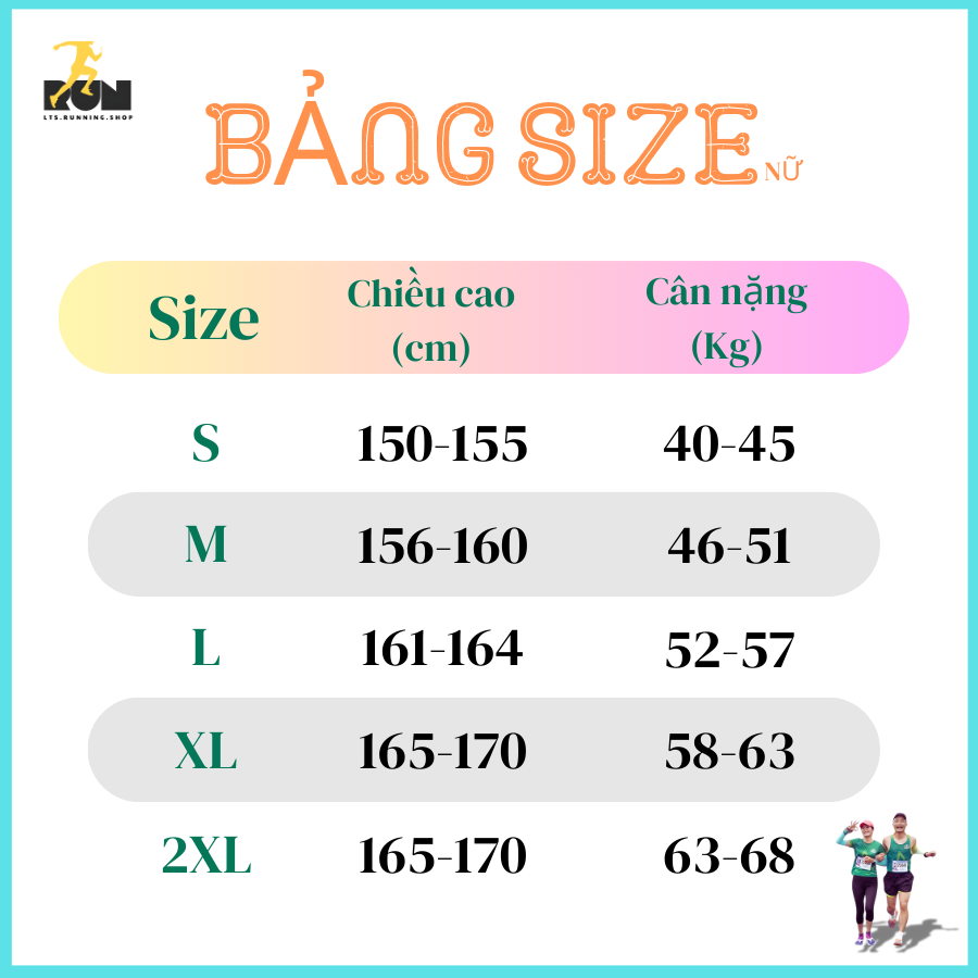 Áo chạy bộ T-shirt nữ 260N 