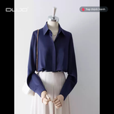  Sơ mi lụa dài tay nữ DUJO 