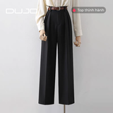  Quần xuông cạp cao nữ DUJO 