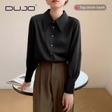  Sơ mi đen cao cấp DUJO – Thần thái chuyên nghiệp, khí chất dẫn đầu 