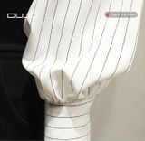  DUJO - Sơ mi sọc cổ Polo dáng rộng giá yêu thương 