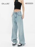  Quần Jeans Ống Rộng Siêu Mềm DUJO 