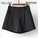  Quần Short Cạp Cao Dáng Suông 