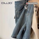  Quần Short Cạp Cao Dáng Suông 
