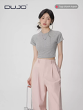  Áo thun trắng nữ DUJO 