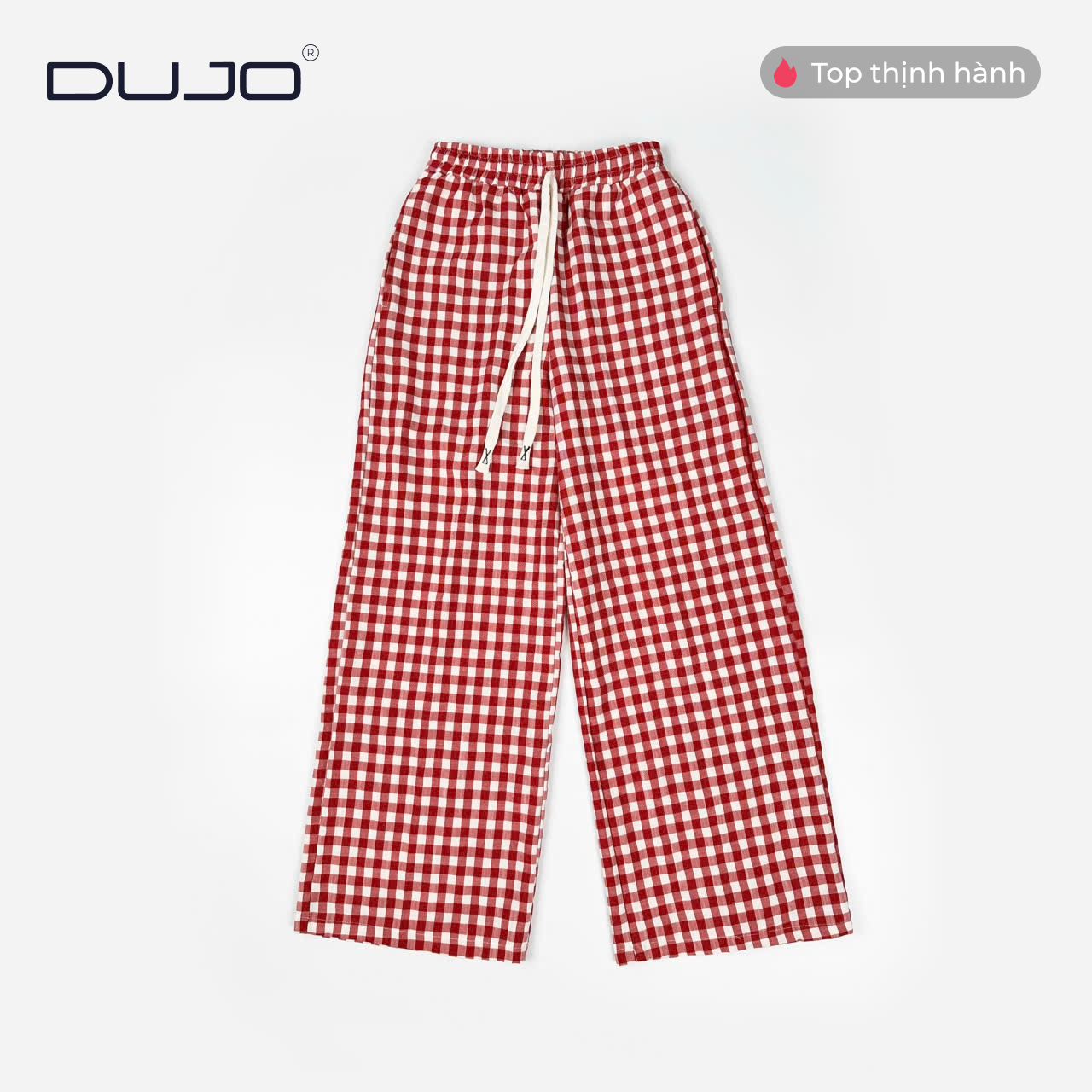  2 Quần dài kẻ caro DUJO 