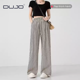  Quần suông nữ kẻ sọc 