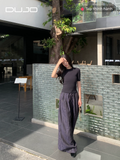  Quần Linen Kẻ Sọc Rộng Dáng Chuẩn 