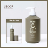  Sữa tắm gội 2 trong 1 nam 350ml tặng kèm 1 Sữa rửa mặt nam LECOF 100ml 
