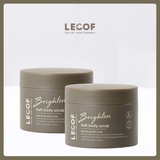  Combo 2 hũ Muối Tẩy tế bào chết body nam LECOF mịn da, thông thoáng lỗ chân lông - 100 gram 