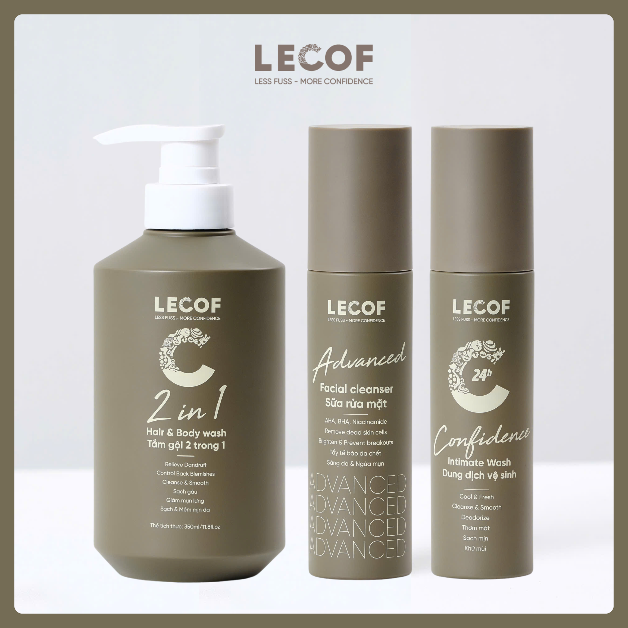  Combo Tự Tin dành cho nam giới LECOF 