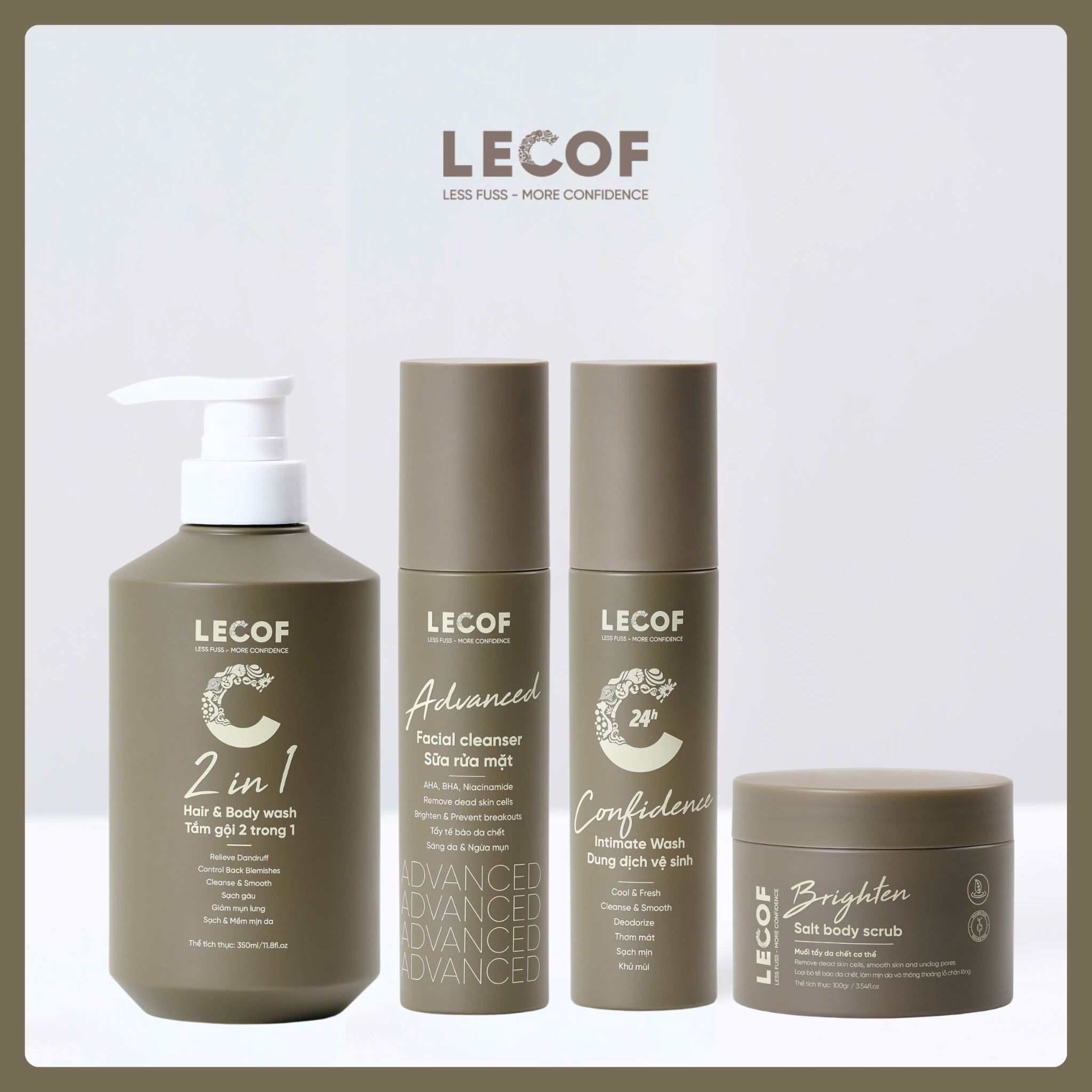  Combo chăm sóc toàn diện dành cho nam giới LECOF 