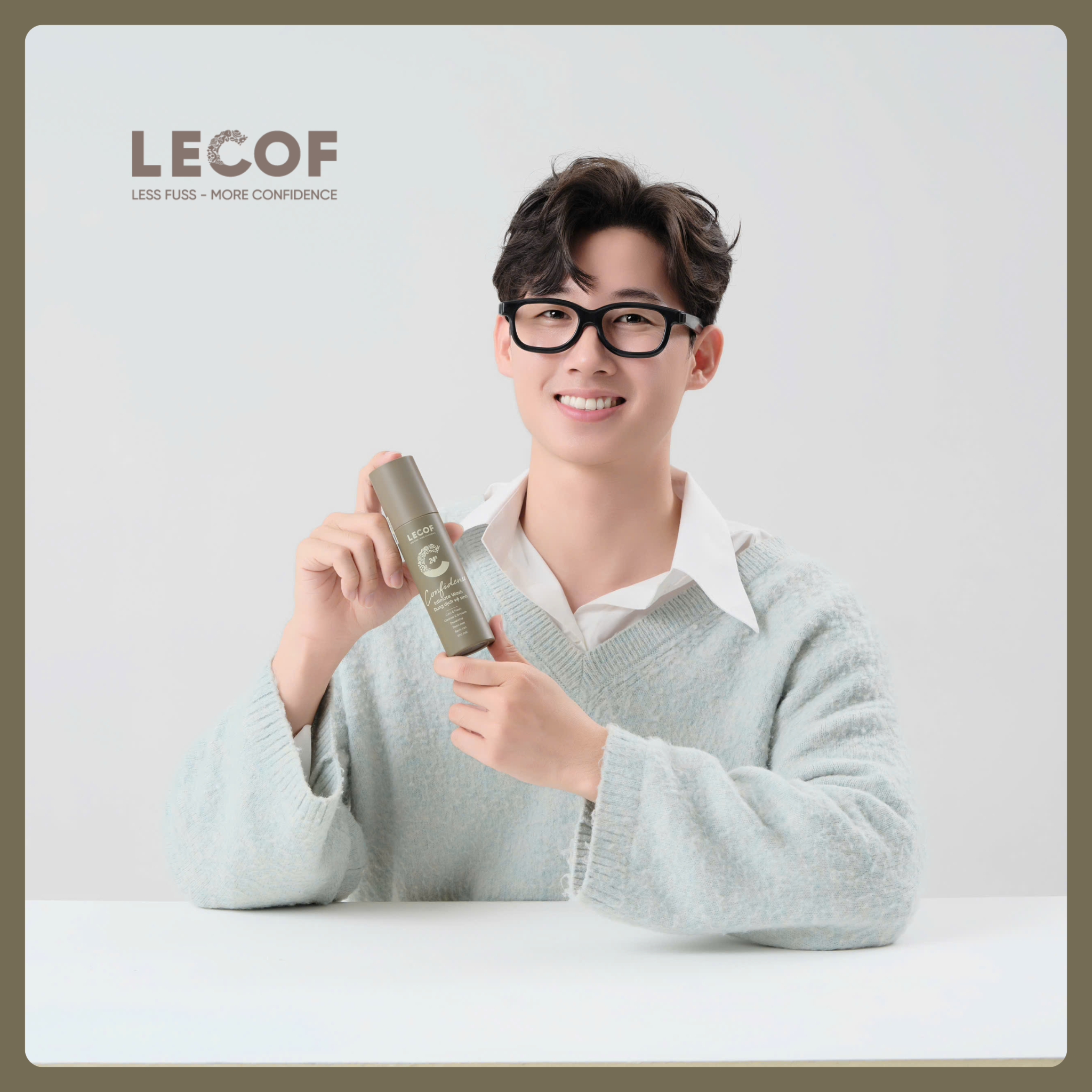  Combo 3 chai Dung dịch vệ sinh nam LECOF giảm thâm, sạch thoáng, khử mùi 24h - 100ml 