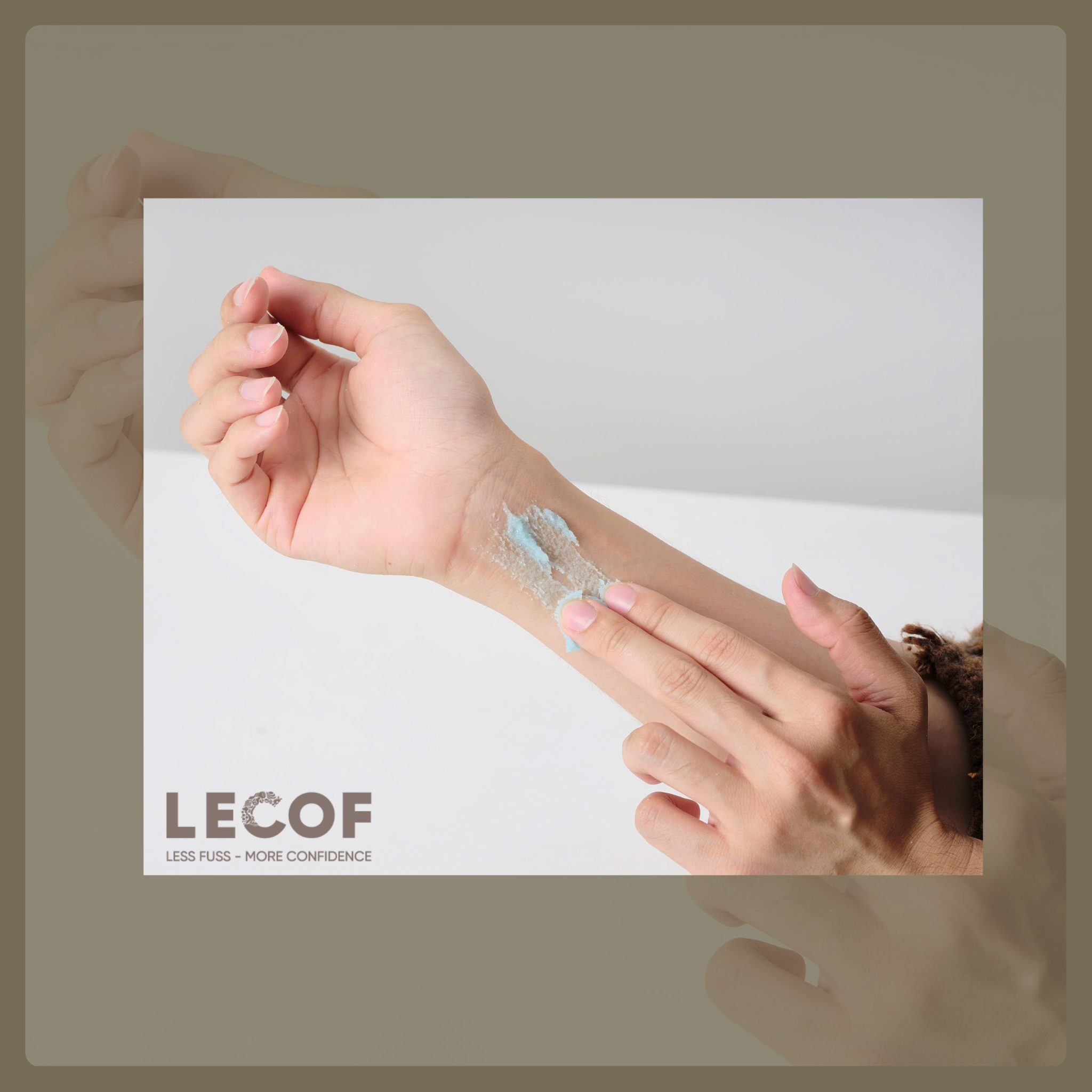  Combo 2 hũ Muối Tẩy tế bào chết body nam LECOF mịn da, thông thoáng lỗ chân lông - 100 gram 