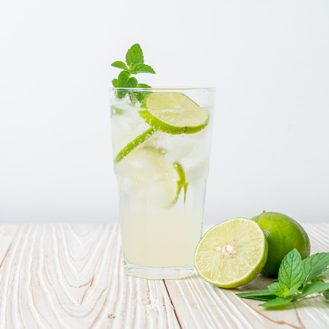  Homemade Mint Lemonade 