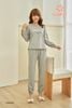 Đồ bộ mặc nhà cotton áo dài quần dài ST9103