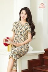 Đồ bộ mặc nhà nữ lanh ht áo cộc quần ngố SP2224