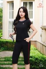 Bộ thể thao nữ cotton áo cộc quần ngố SS5796