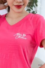 Đồ bộ mặc nhà nữ áo cotton cộc tay quần sooc kate ST9243