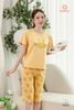 Đồ bộ mặc nhà nữ cotton áo cộc quần ngố ST9247