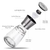  Lọ Xay Tiêu Thuỷ Tinh Benchusch 