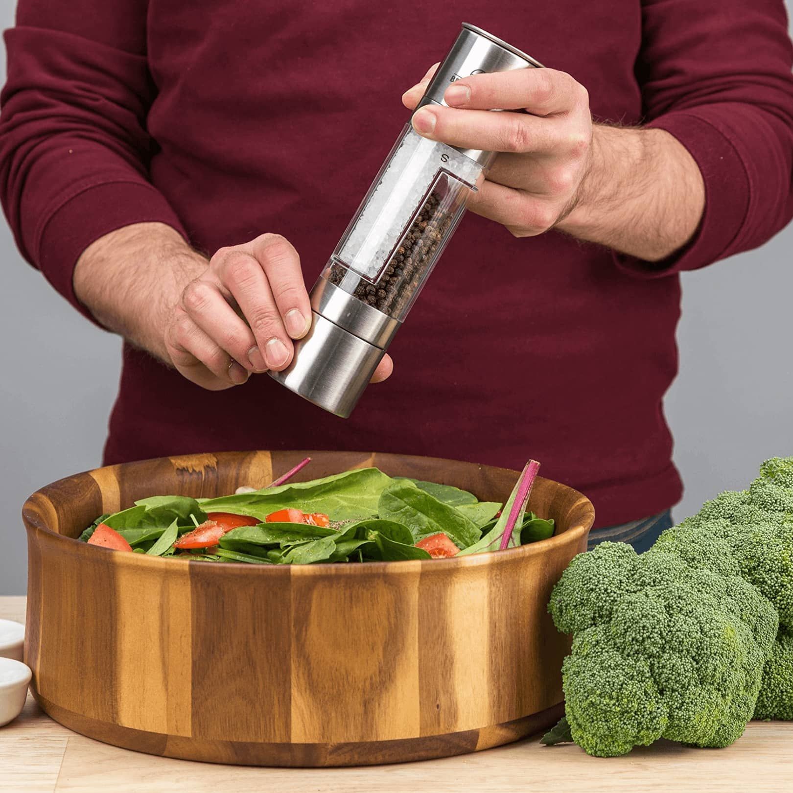  Dụng Cụ Xay Tiêu Và Muối 2 trong 1 Benchusch - Elegant 