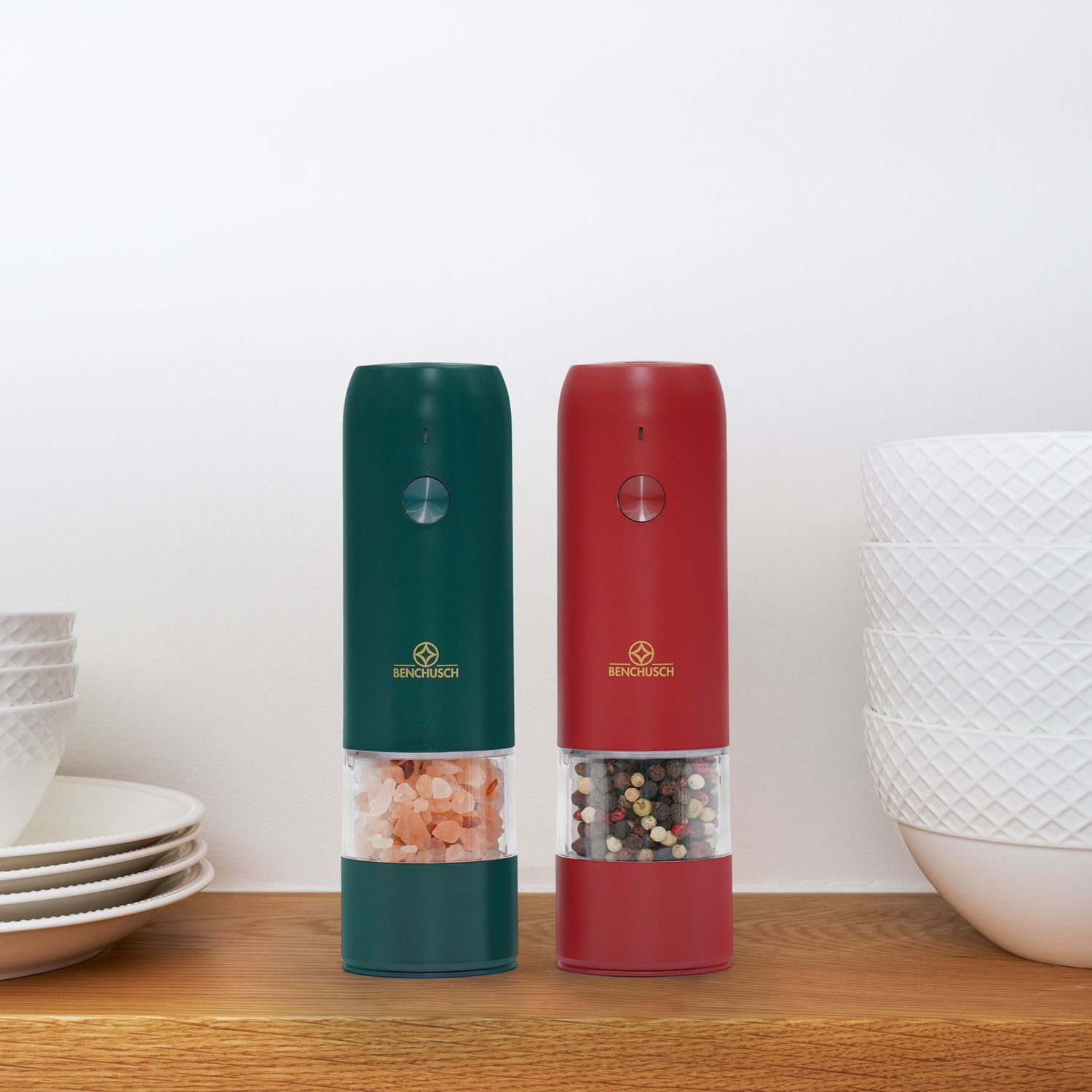  Combo 2 Máy Xay Tiêu Tự Động Bằng Điện Benchusch 