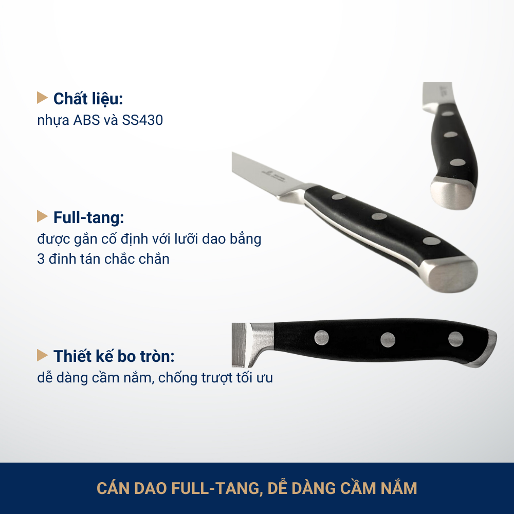  Dao Gọt Hoa Quả Đa Năng Benchusch - Lưỡi Dao 12,5 cm - Dòng Utility - Solution Series 