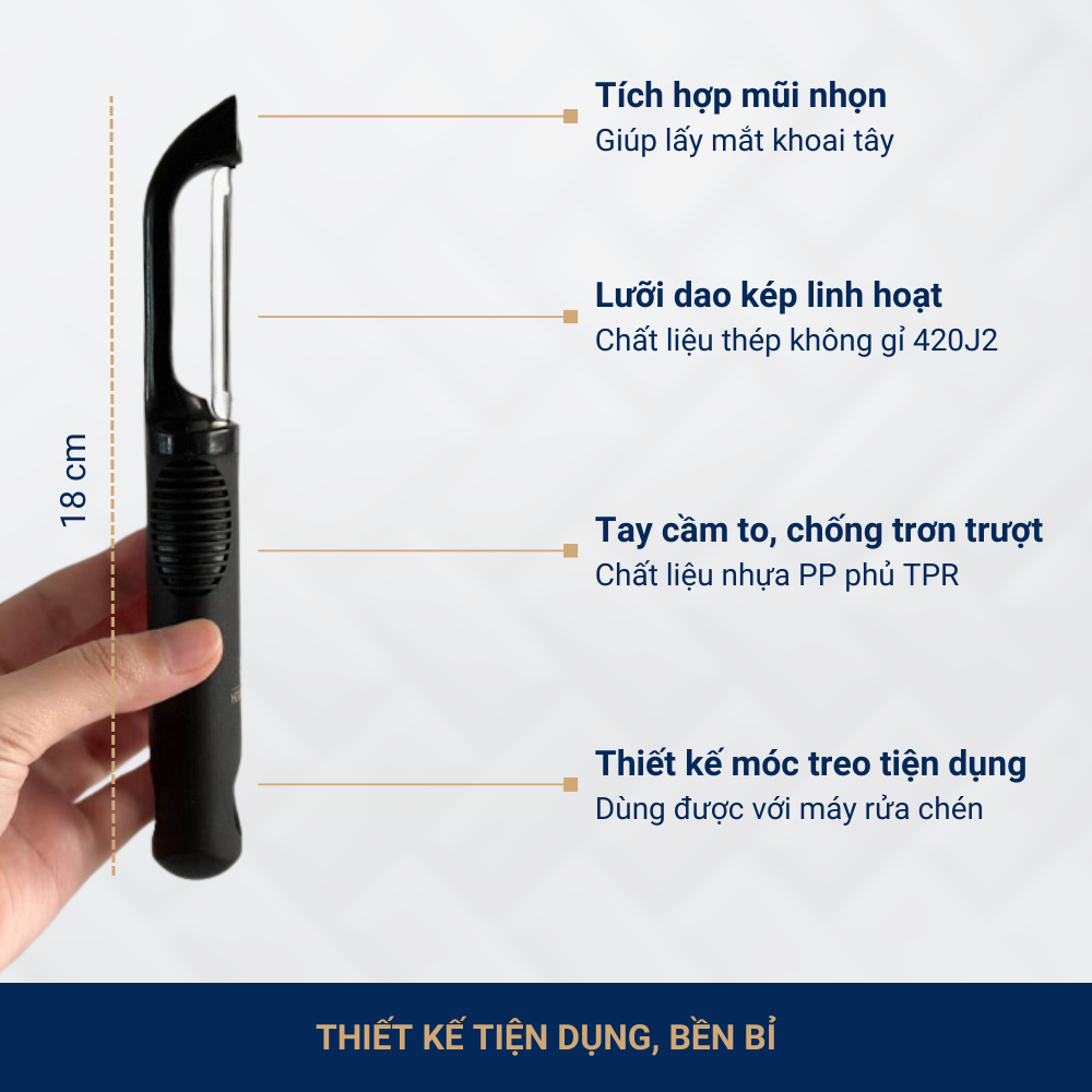  Dụng Cụ Bào Gọt Rau Củ Đa Năng Benchusch 