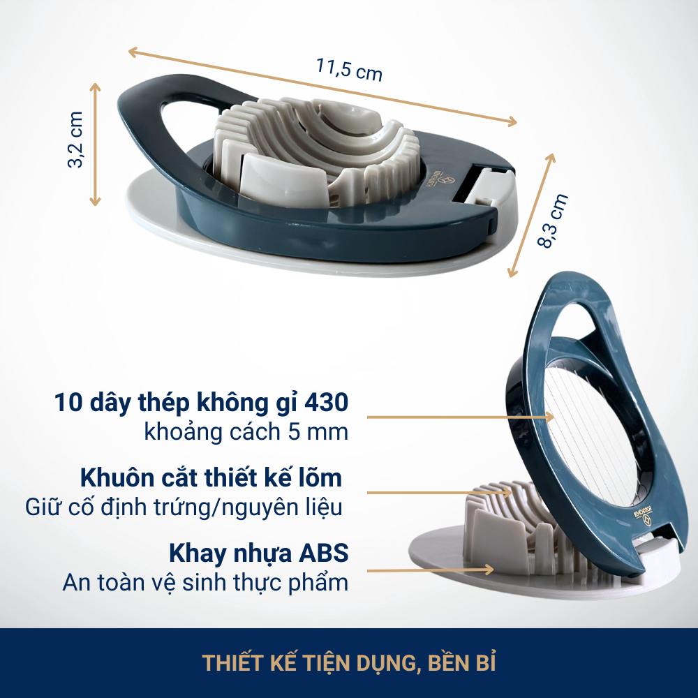  Dụng Cụ Cắt Trứng Benchusch 