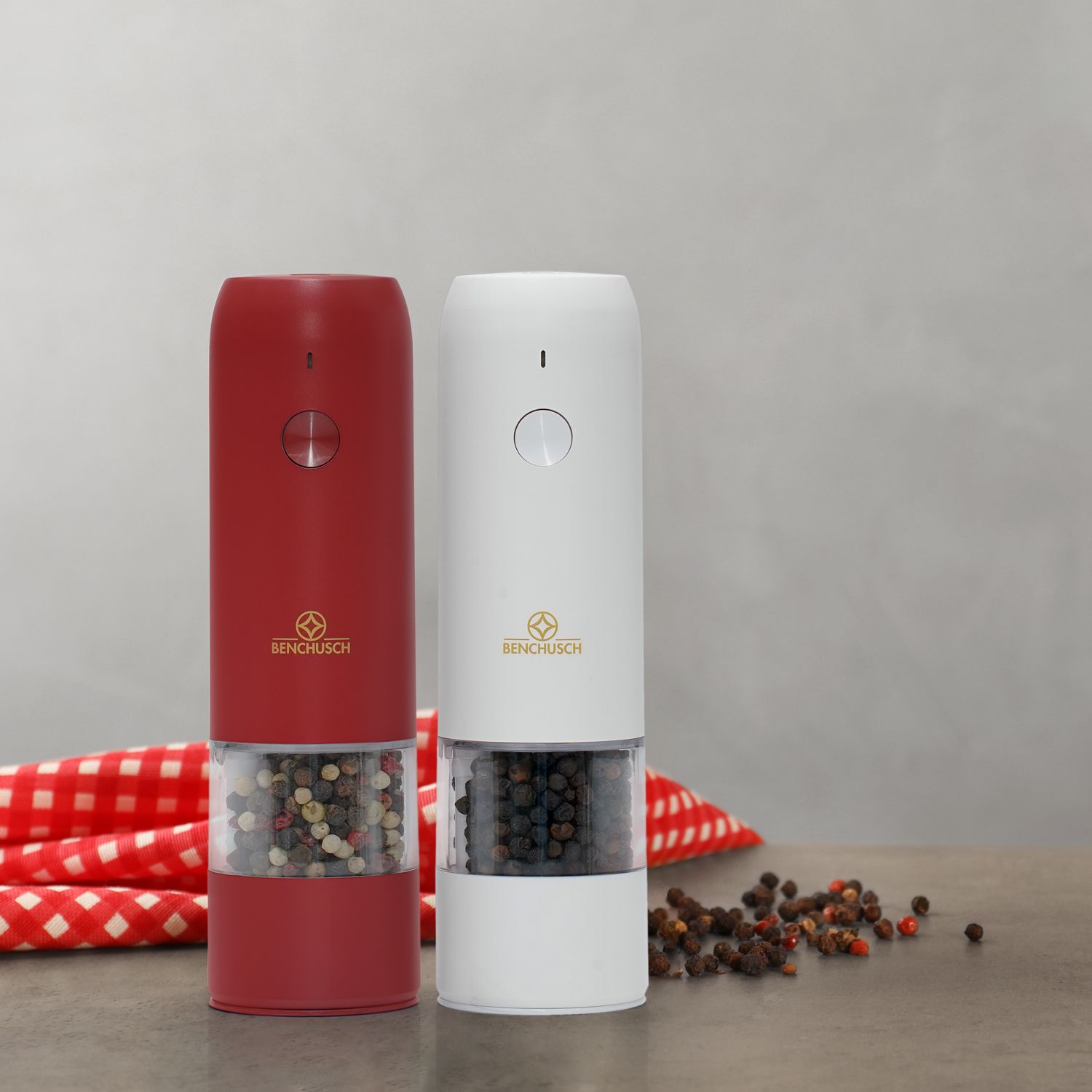  Combo 2 Máy Xay Tiêu Tự Động Bằng Điện Benchusch 