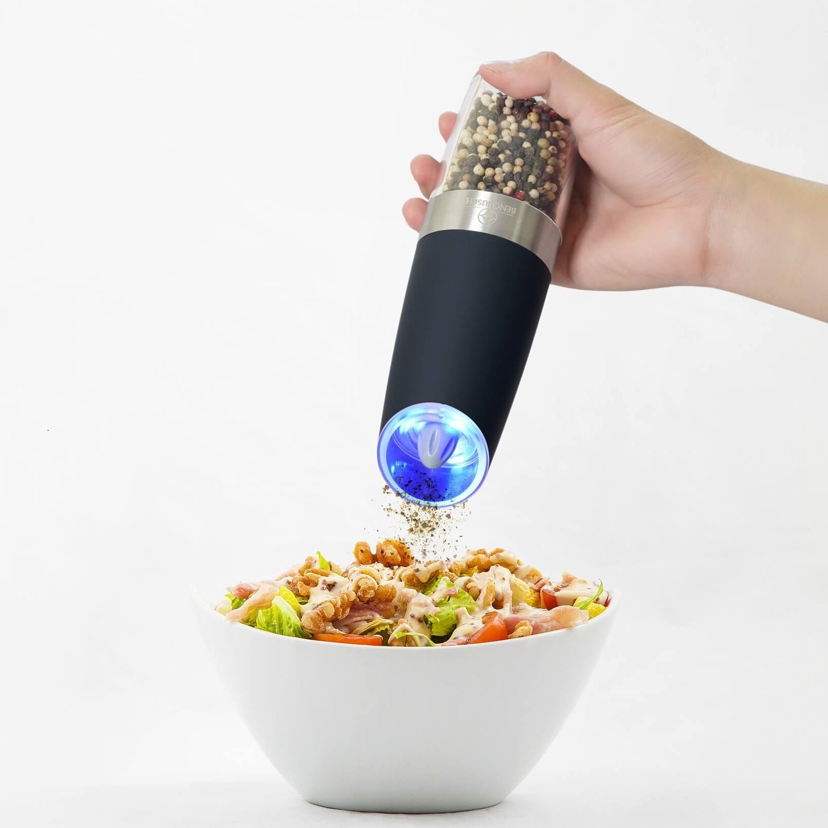  Máy Xay Tiêu Tự Động Bằng Pin Benchusch 