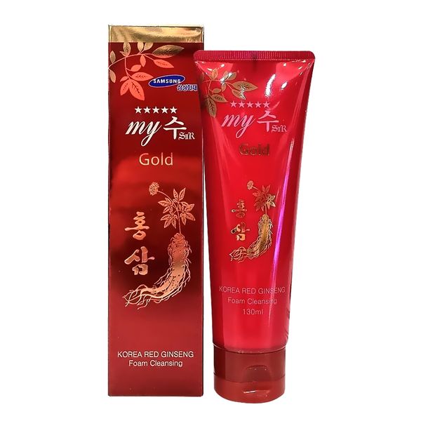 Sữa Rửa Mặt My Gold Korea Red Ginseng Foam Cleansing Tuýp 130ml