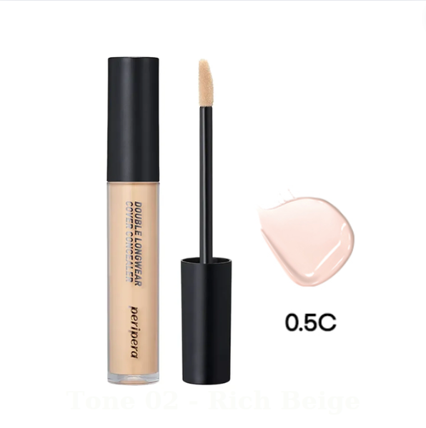 Kem Che Khuyết Điểm Ink Peripera Double Longwwear Cover Concealar 5.5g Peripera