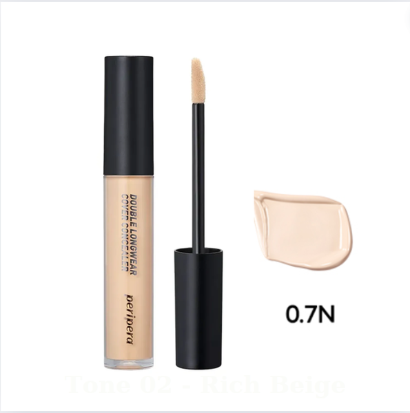 Kem Che Khuyết Điểm Ink Peripera Double Longwwear Cover Concealar 5.5g Peripera