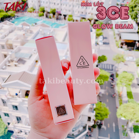 Kem Lót 3CE Glow Beam 45ml + Tone Up Tint 40ml