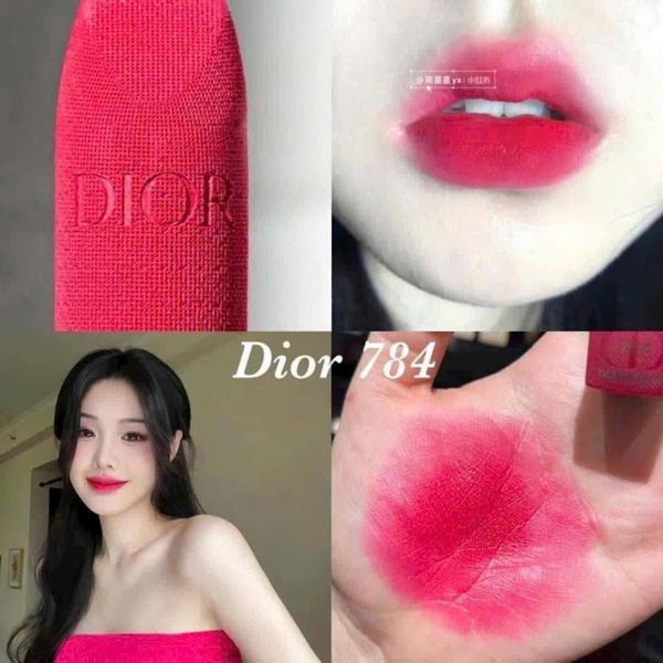 [MẪU MỚI 2024] SON DIOR ROUGE VELVET FINISH FULLSIZE NẮP NAM CHÂM
