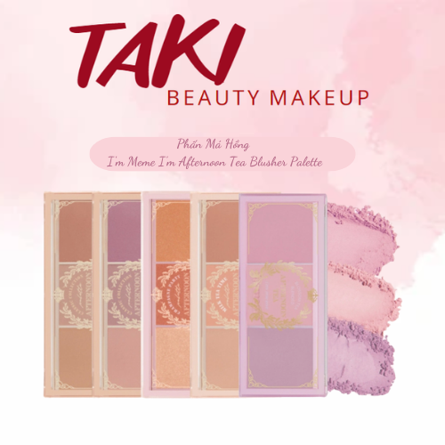 Má hồng I'm Meme Blusher Palette 3 ô