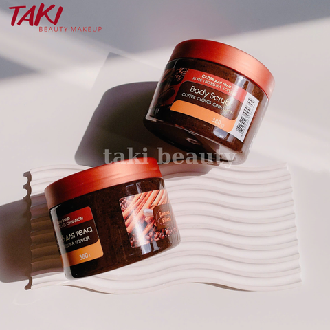 Tẩy Tế Bào Chết Quế Hồi Cafe Bilena Body Scrub Coffee Cloves Cinnamon 380g