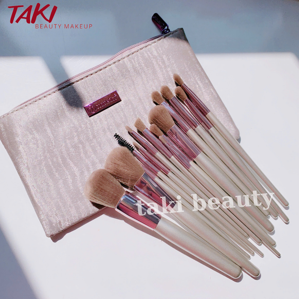 Bộ Cọ Trang Điểm 15 cây BH Lavish Elegance + Kèm Túi Đựng