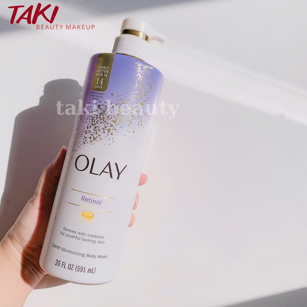 Sữa Tắm Olay Collagen Peptide -  Retinol - Hyaluronic Acid 591ml - Fresh Radiance 975ml [bản Mỹ]