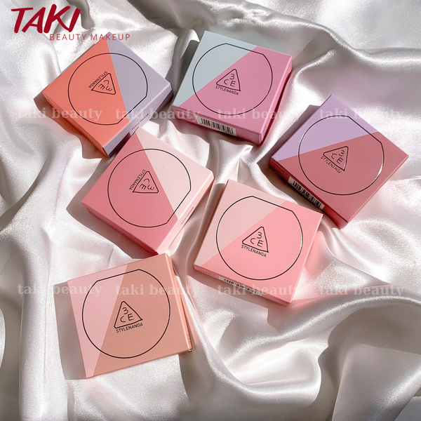 Phấn Má Hồng 3CE Blushlighter Lazy Talk- Slick - Early Now - Middle Hype - What If - Beige Hour -Coral Flush