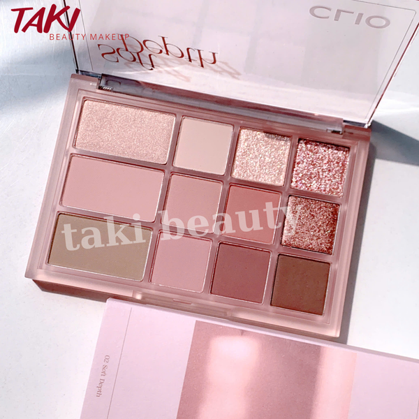 Bảng Màu Mắt Clio 12 Ô Shade & Shadow Palette